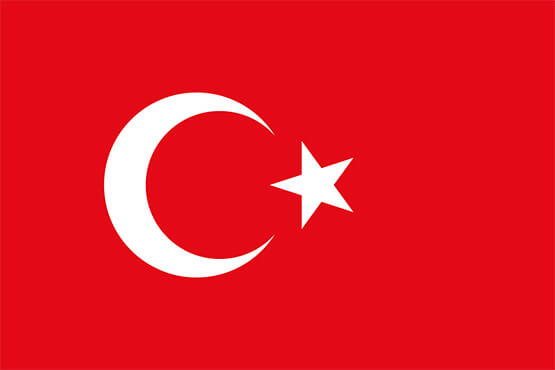Bandera de TURQUIA