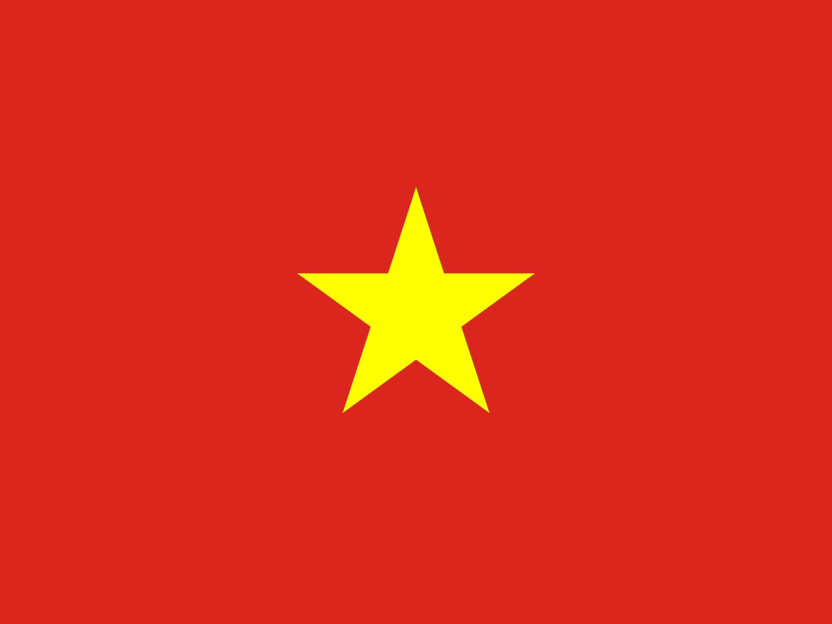 Bandera de VIETNAM